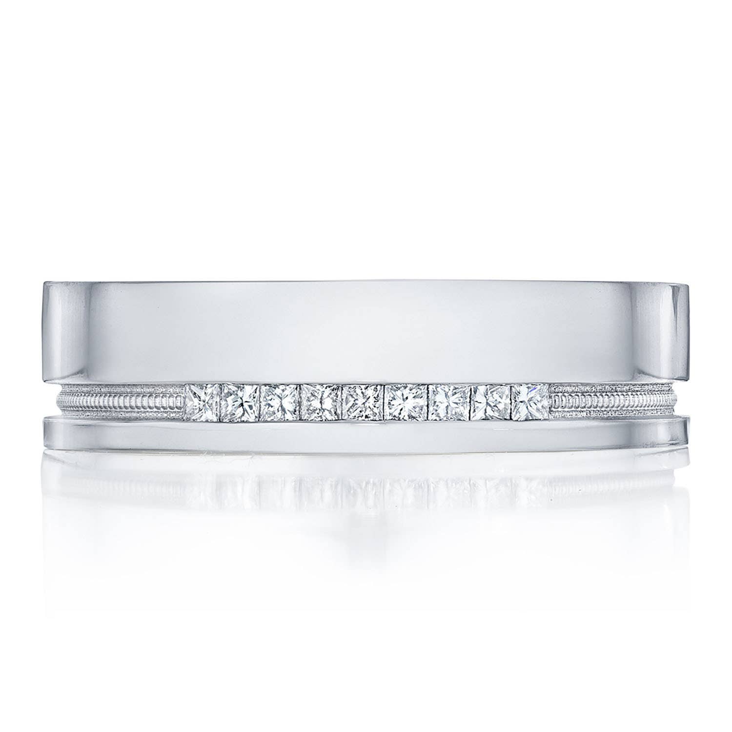 Diamond | High Polish Finish Wedding Band 108-6D