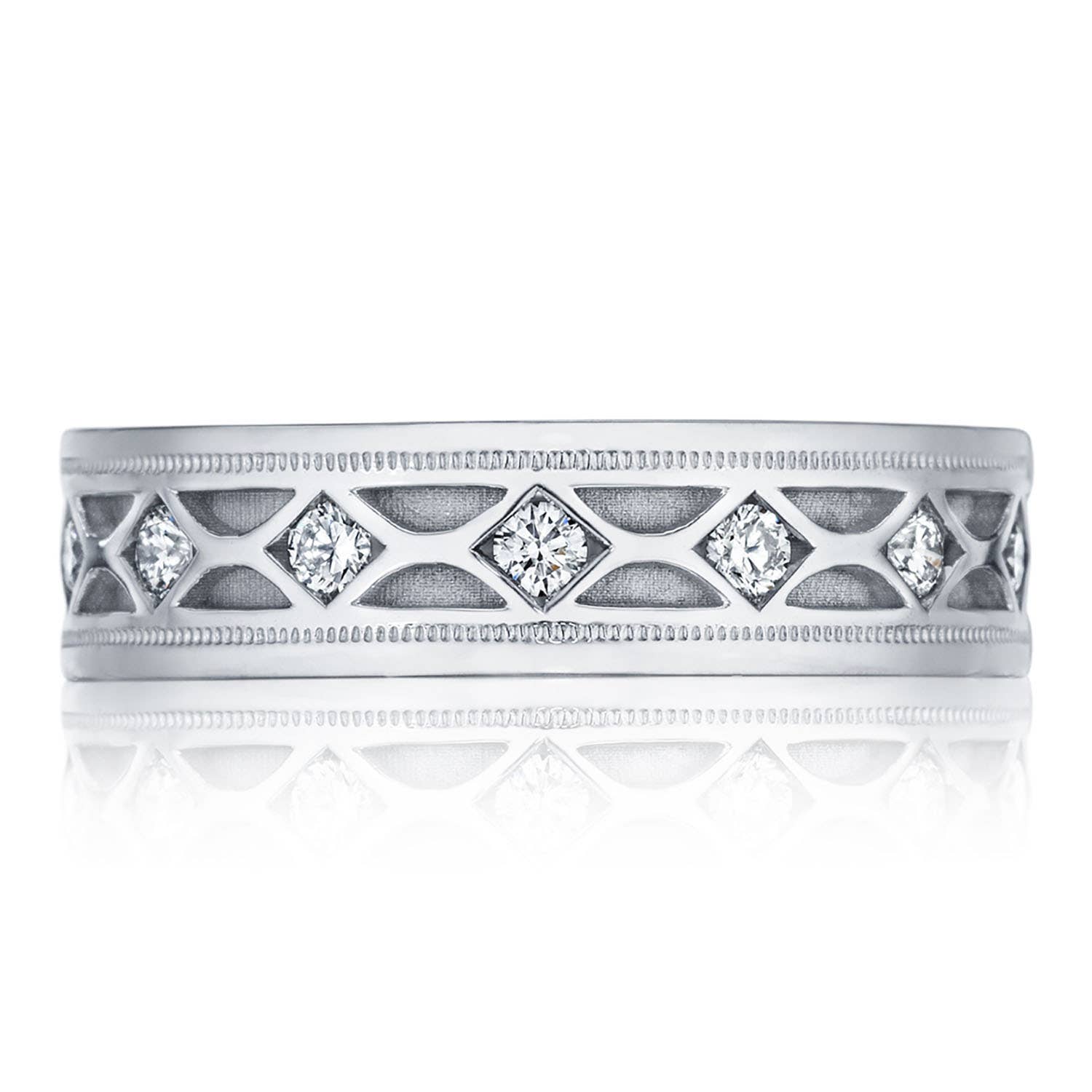 Diamond | High Polish Finish Wedding Band 126-6D