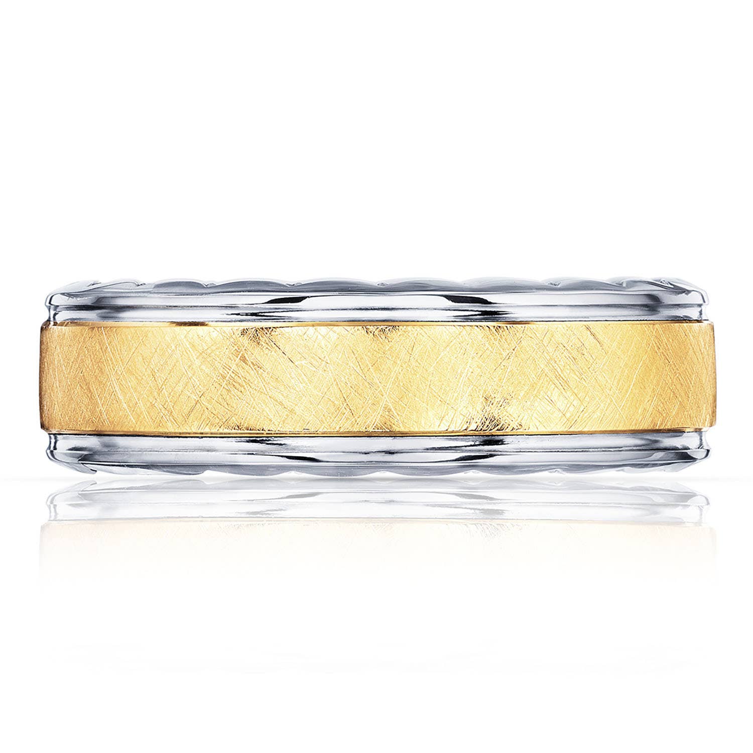 Classic | Two-Tone Finish Wedding Band 135YB