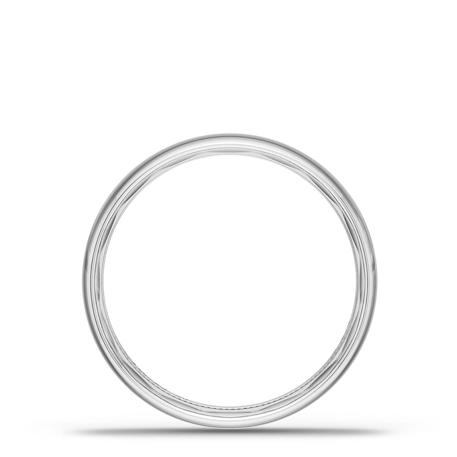 Classic | Classic Rounded in High Polish Finish Wedding Band 138-5