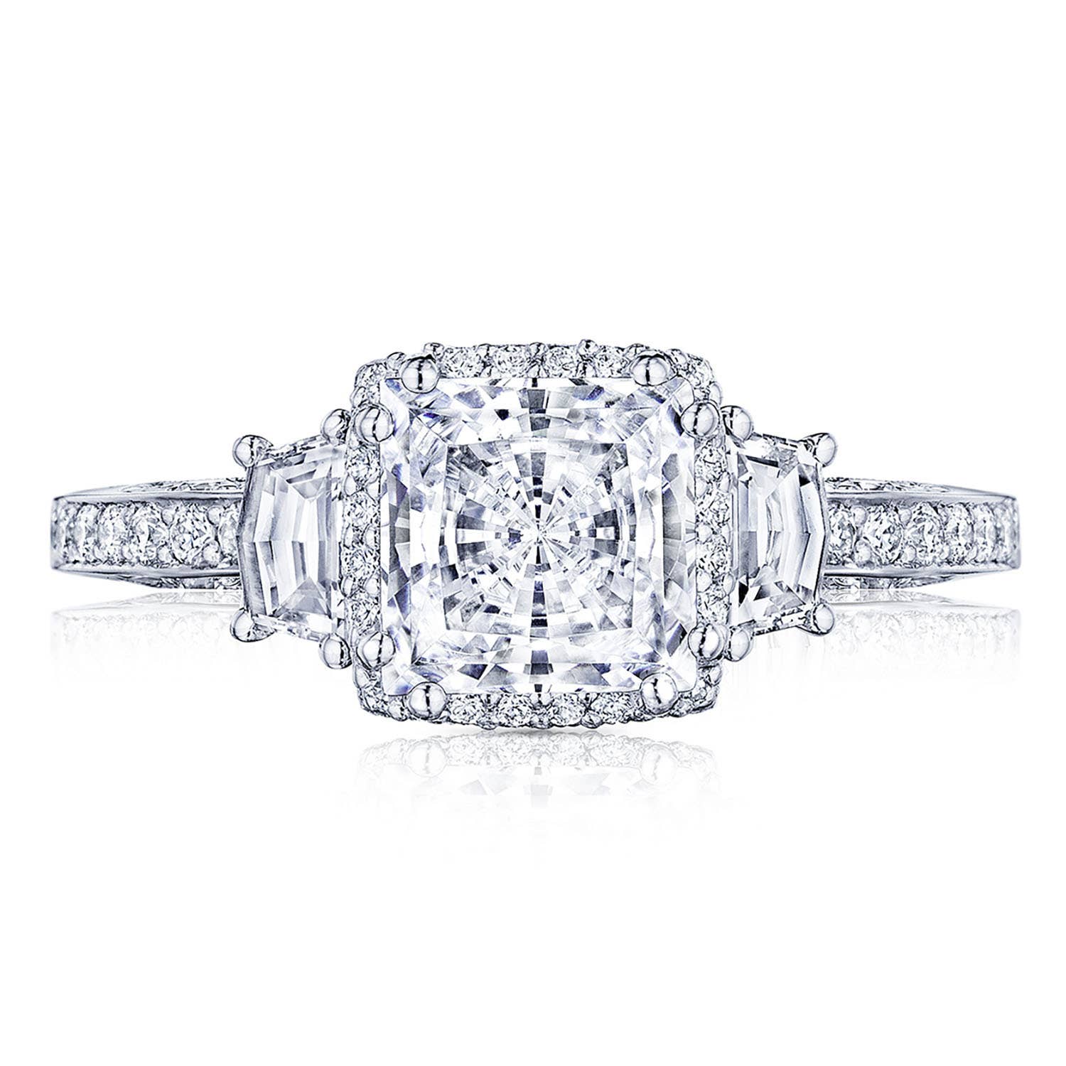 Dantela | Princess 3-Stone Engagement Ring 2663PR65