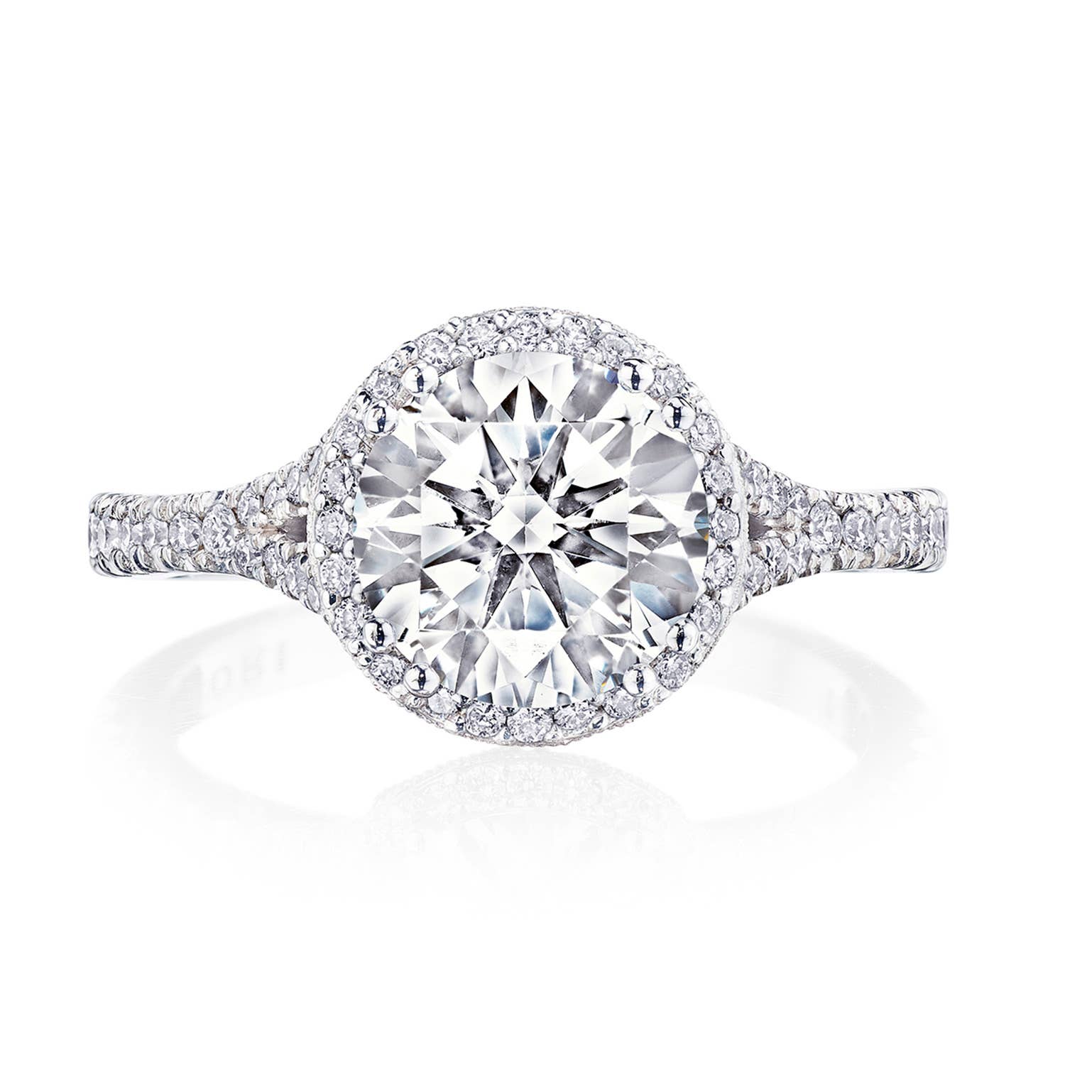 Dantela | Round Bloom Engagement Ring 2672RD8