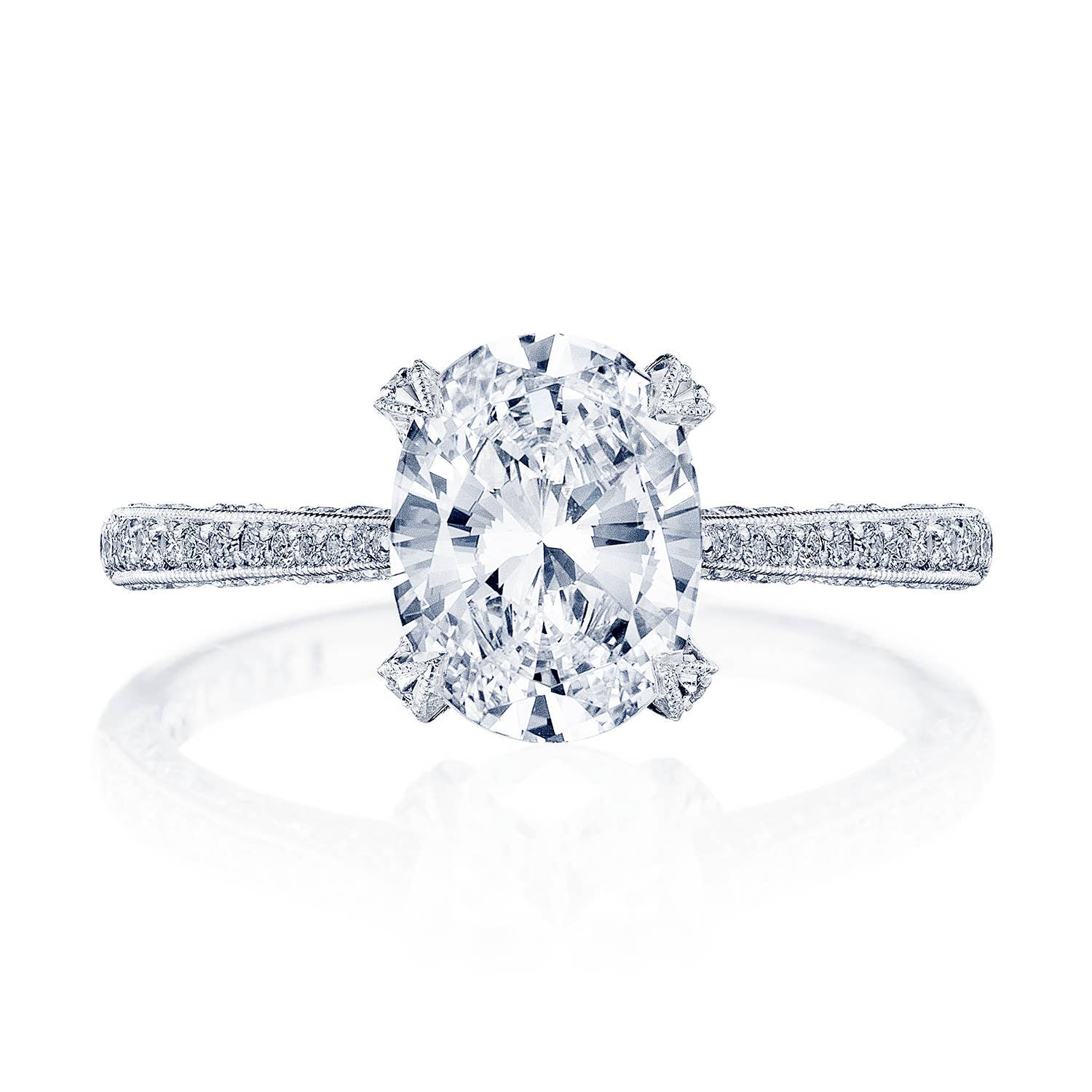 Classic Crescent | Oval Solitaire Engagement Ring 2680OV85X65