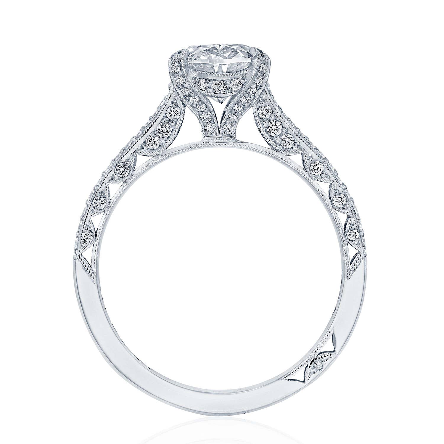 Classic Crescent | Oval Solitaire Engagement Ring 2680OV85X65