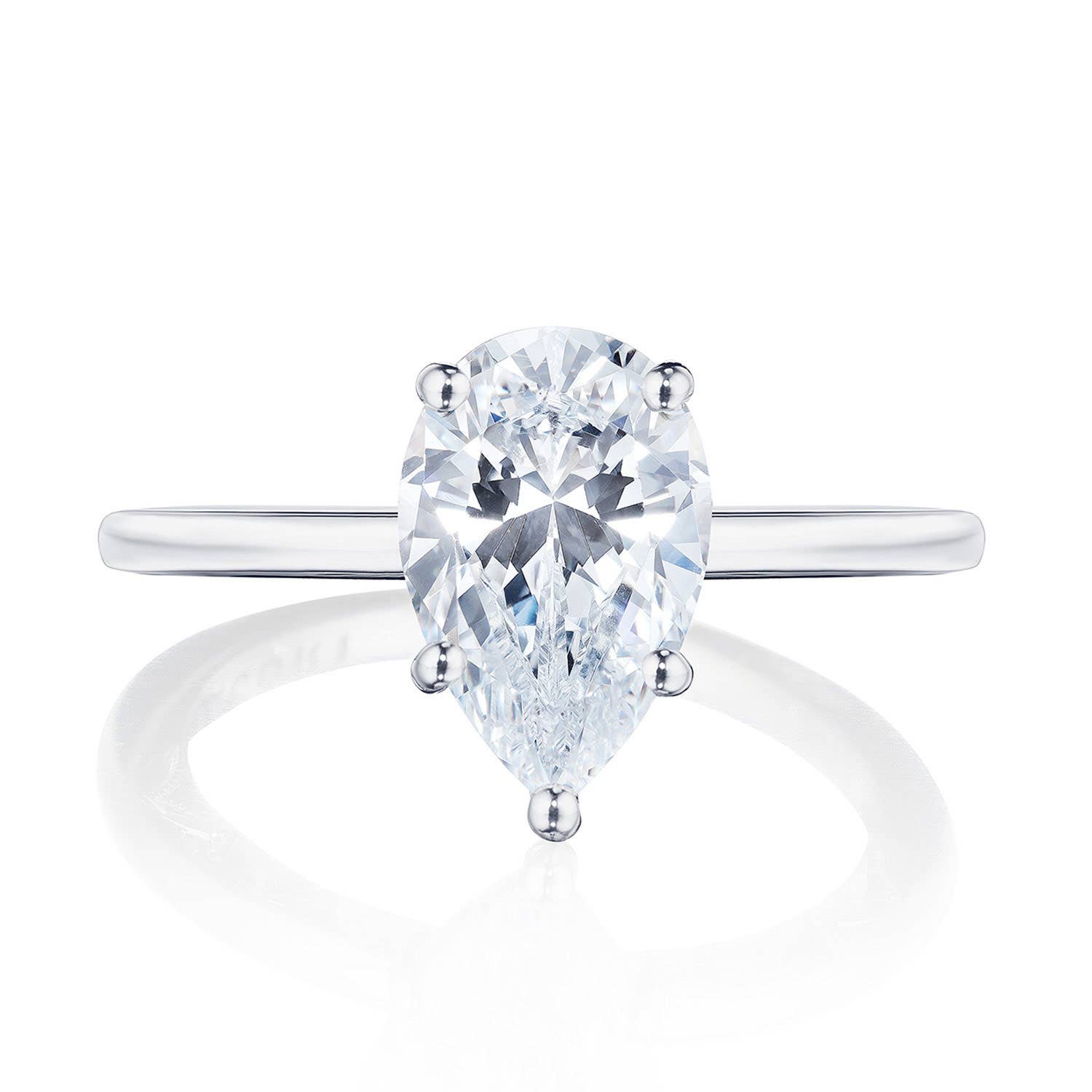 Dantela | Pear Solitaire Engagement Ring 268917PS11X7