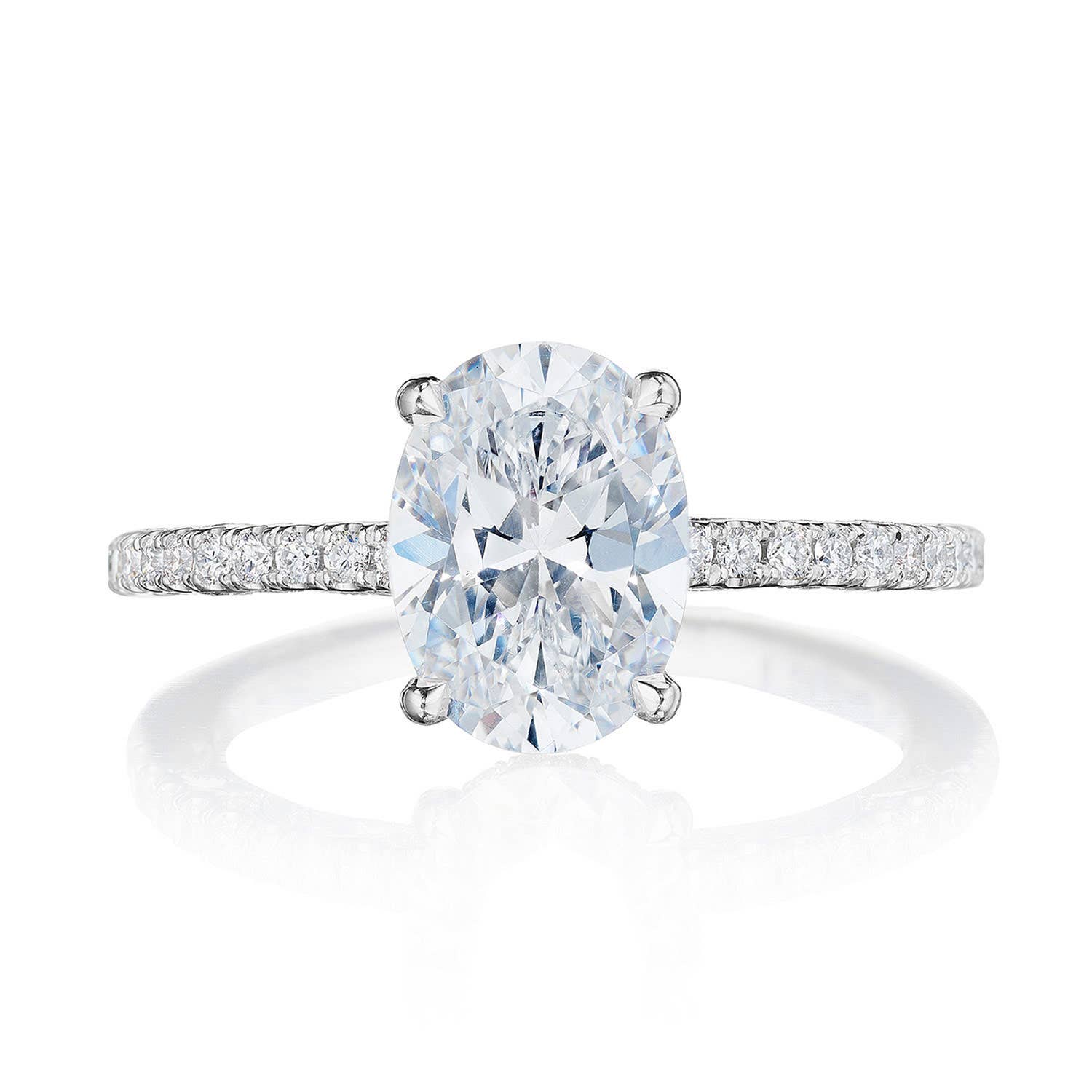 Dantela | Oval Solitaire Engagement Ring 269017OV95X7