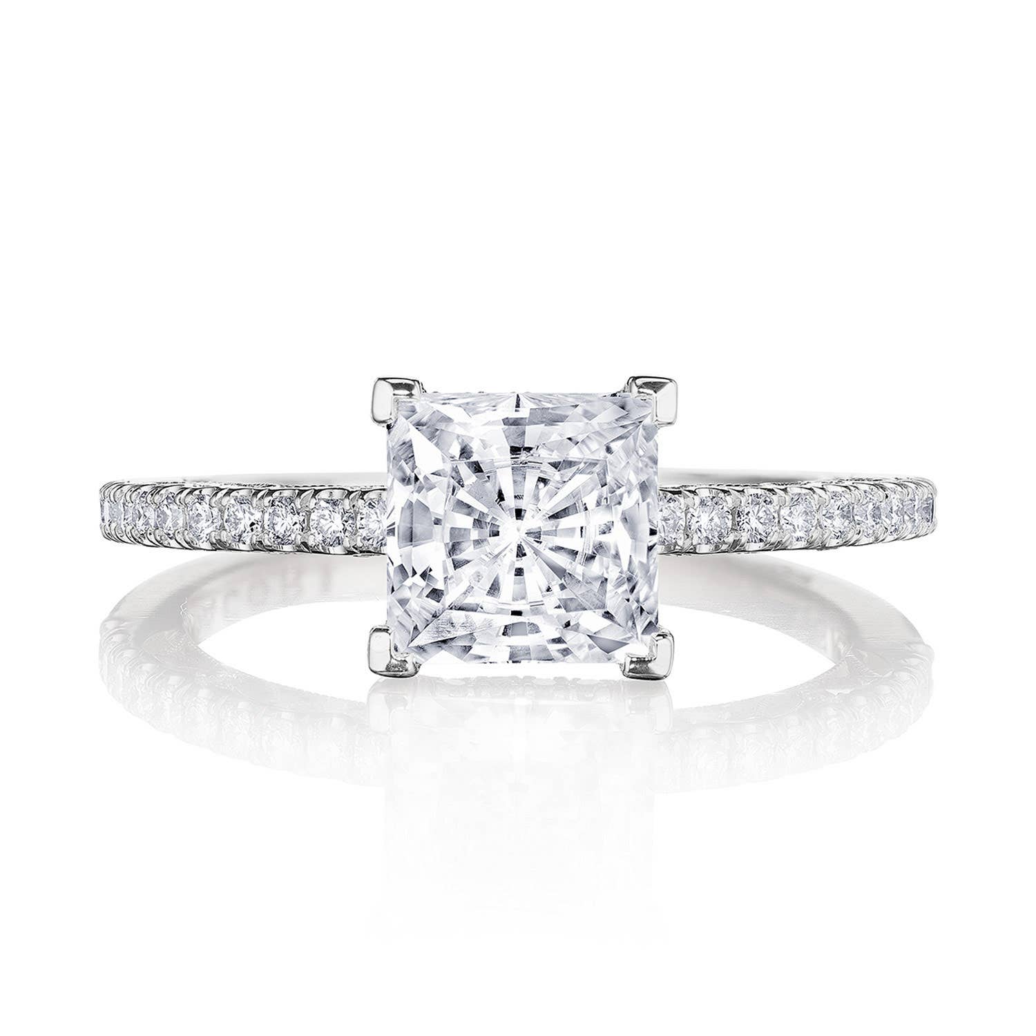 Dantela | Princess Solitaire Engagement Ring 269017PR65