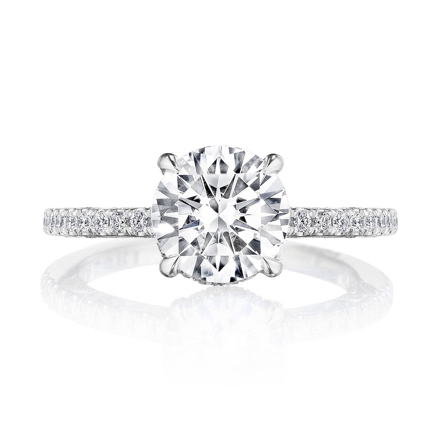 Dantela | Round Solitaire Engagement Ring 269017RD75