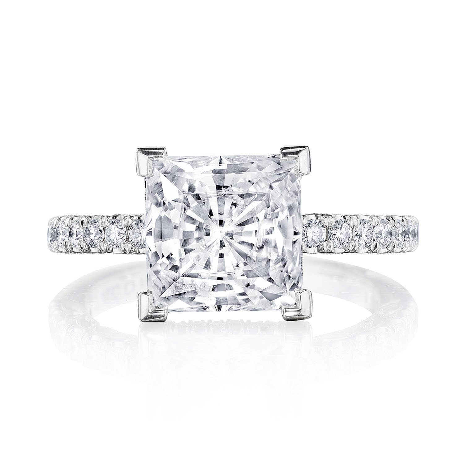 Dantela | Princess Solitaire Engagement Ring 269022PR85