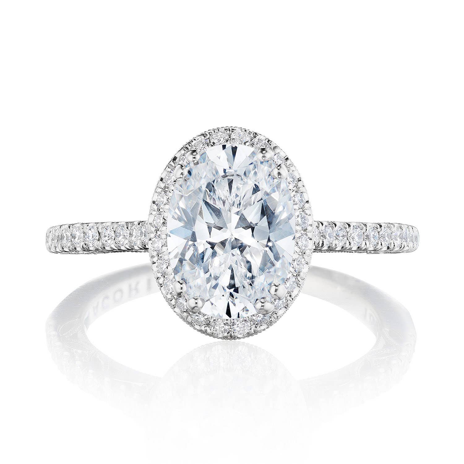 Dantela | Oval Bloom Engagement Ring 269117OV95X7