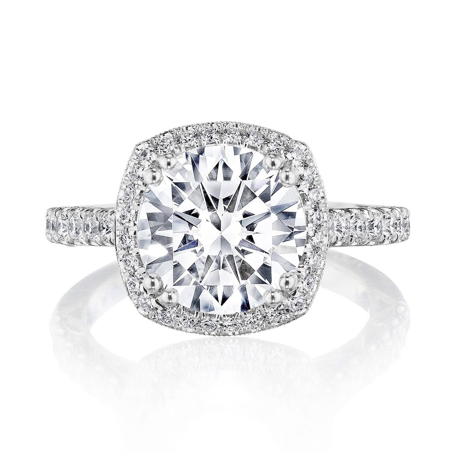 Dantela | Cushion Bloom Engagement Ring 269122CU95