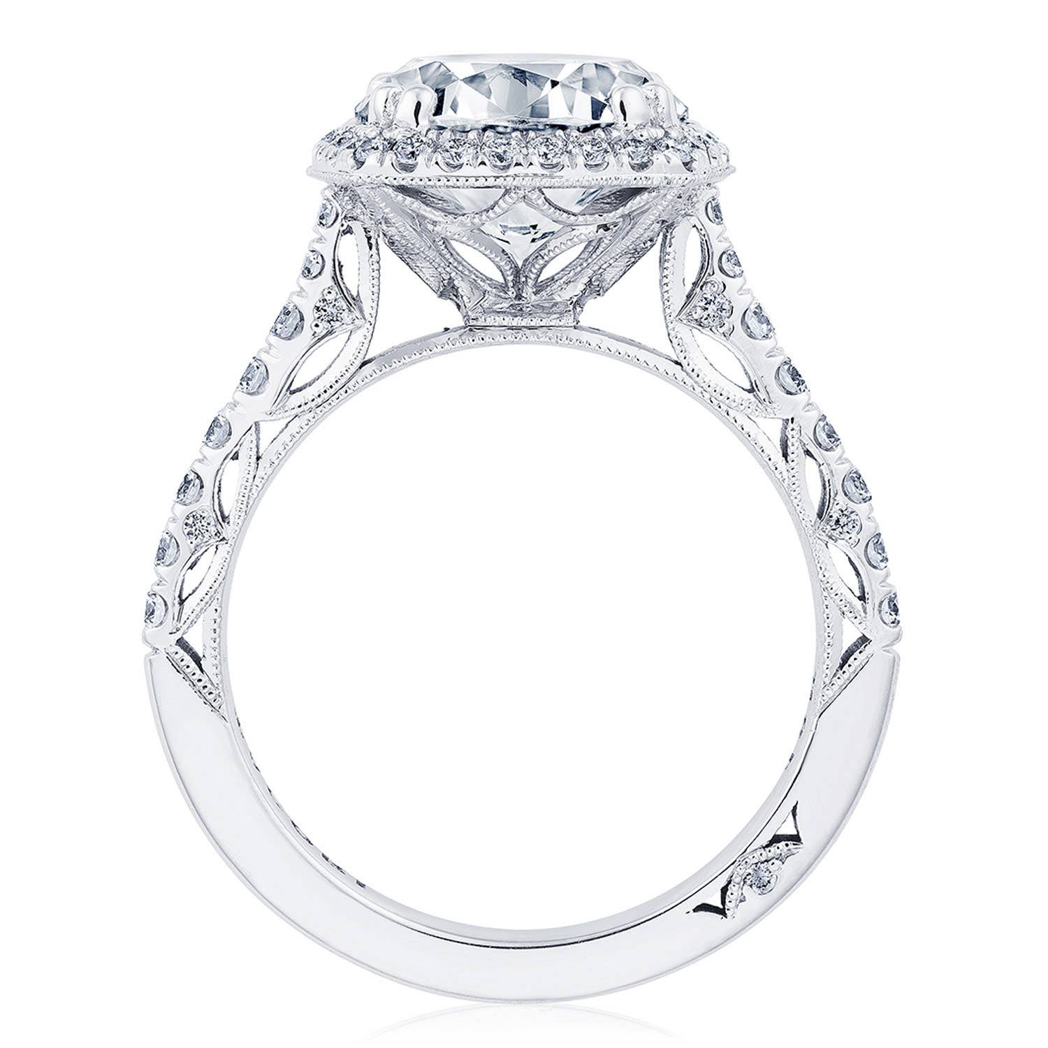 Dantela | Cushion Bloom Engagement Ring 269122CU95