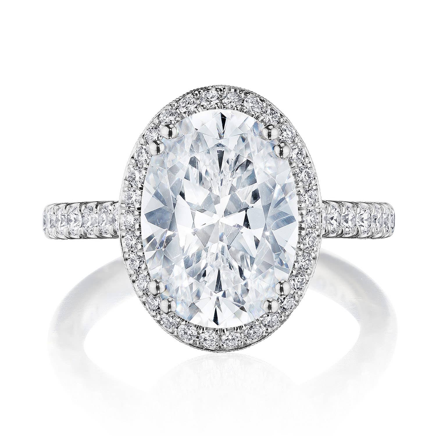 Dantela | Oval Bloom Engagement Ring 269122OV125X9