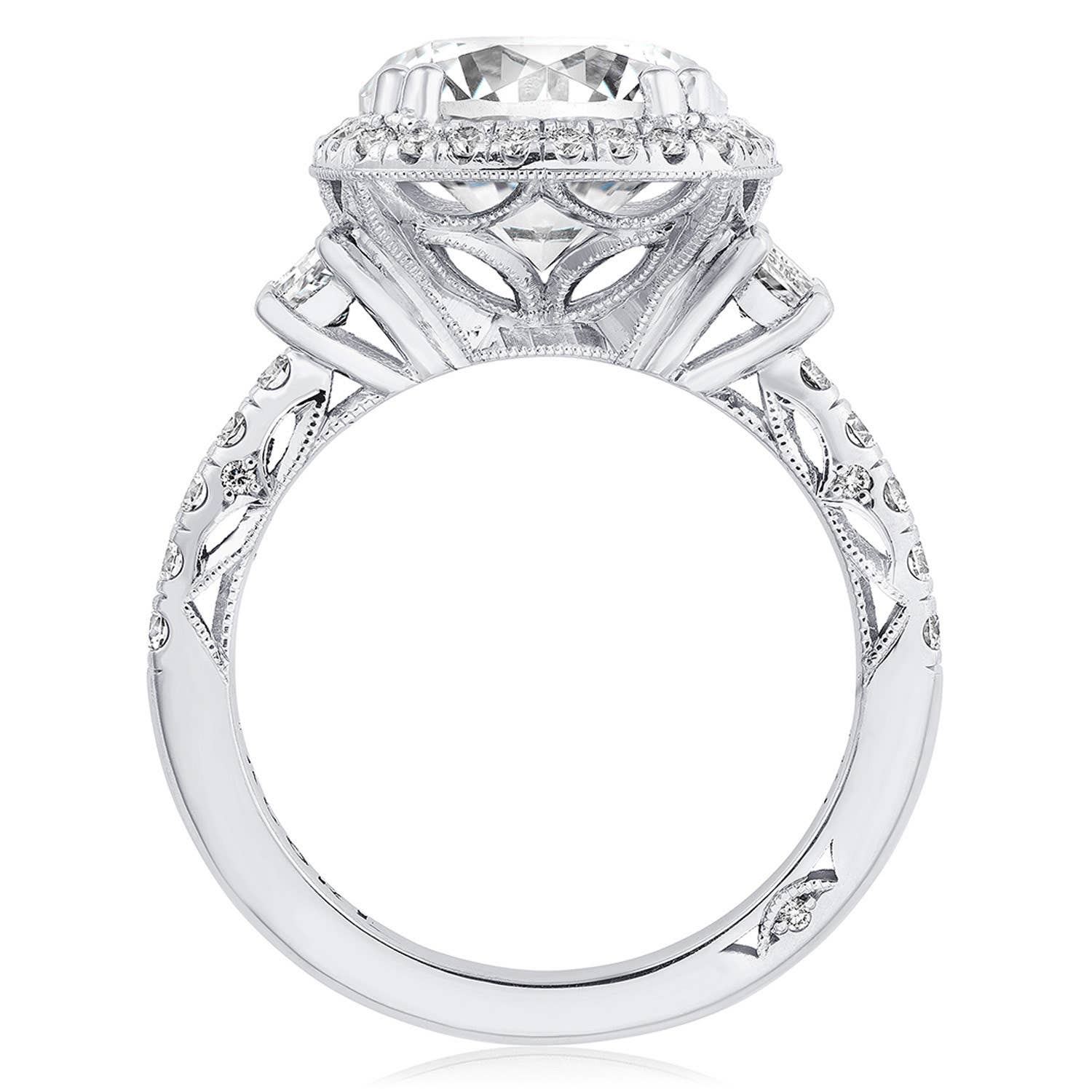 Dantela | Cushion 3-Stone Engagement Ring 269322CU10