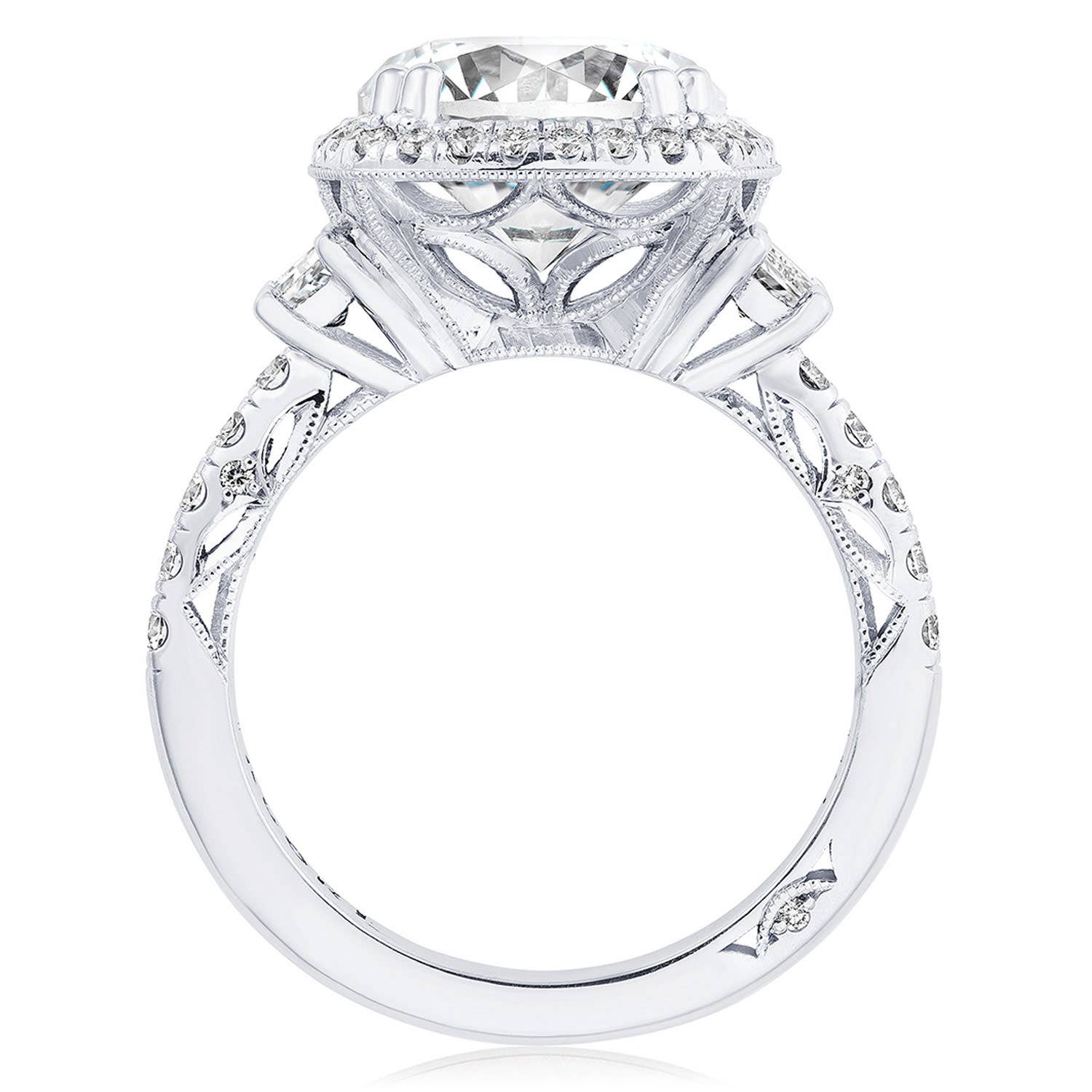 Dantela | Oval 3-Stone Engagement Ring 269322OV125X9