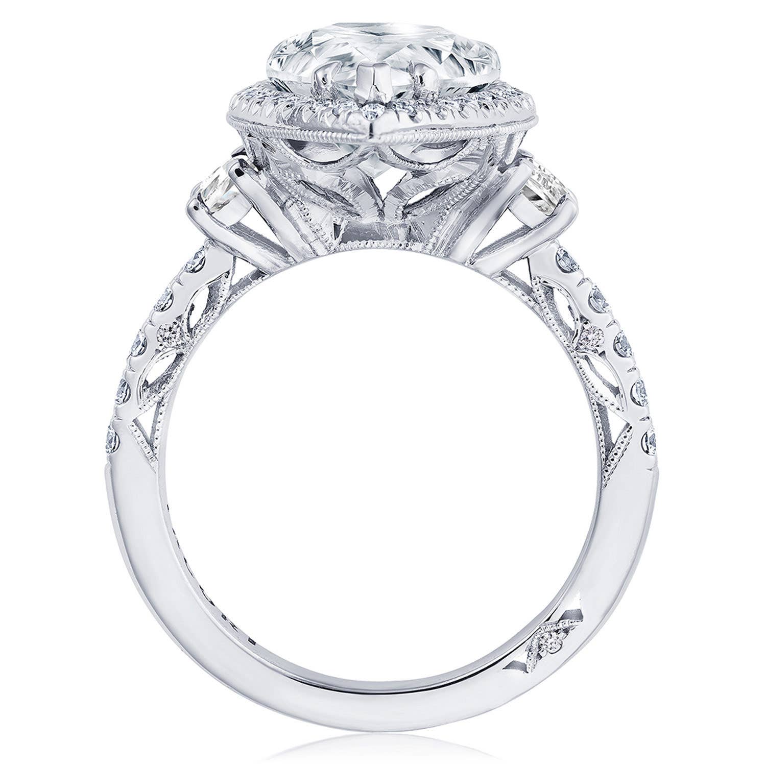 Dantela | Pear 3-Stone Engagement Ring 269322PS14X9