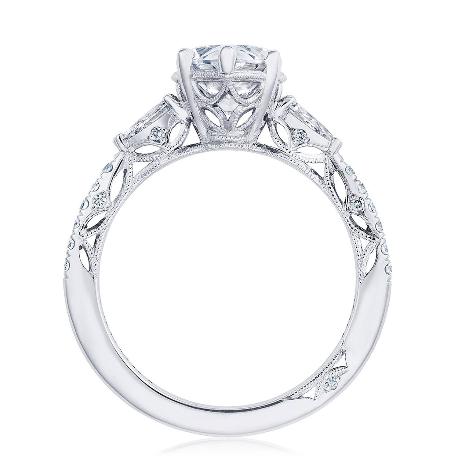 Dantela | Oval 3-Stone Engagement Ring 269417OV95X7