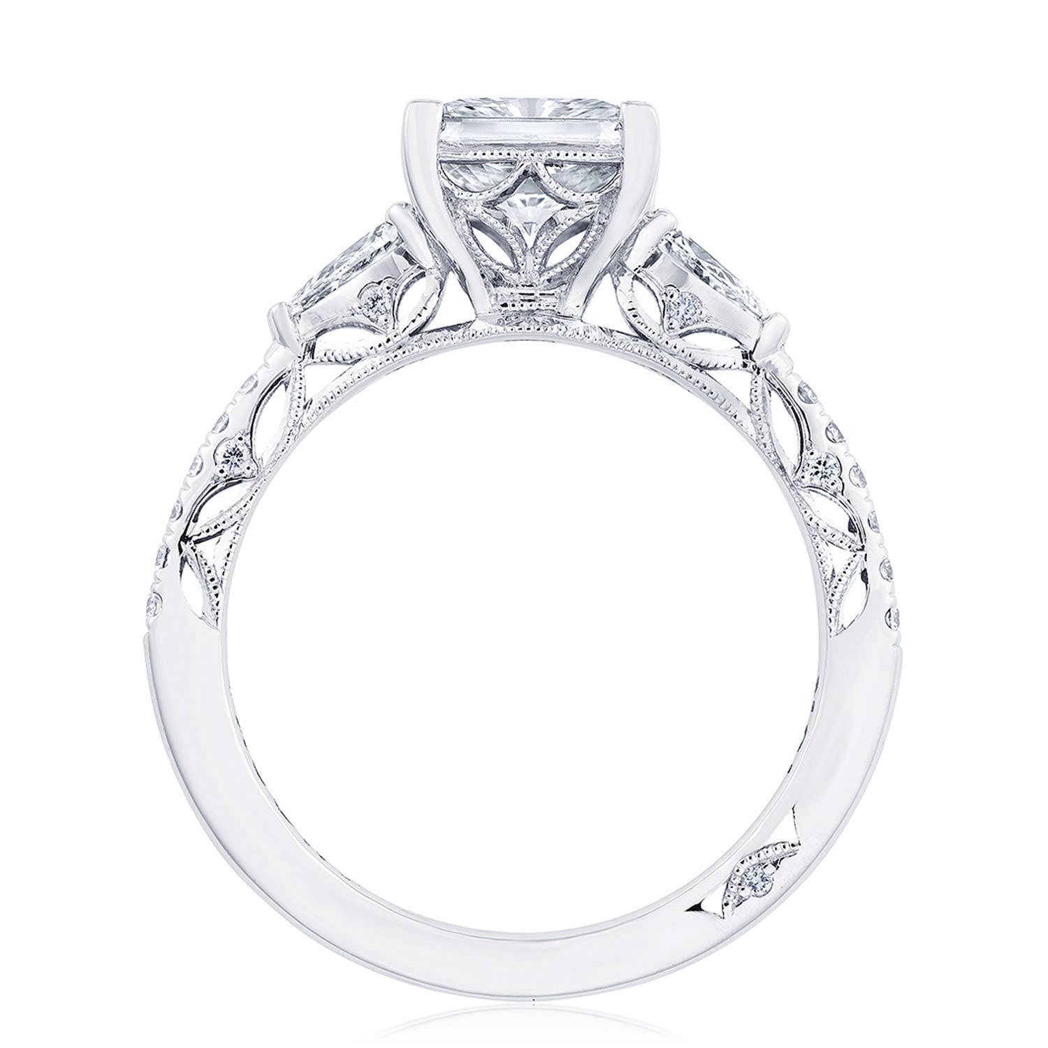 Dantela | Princess 3-Stone Engagement Ring 269417PR65