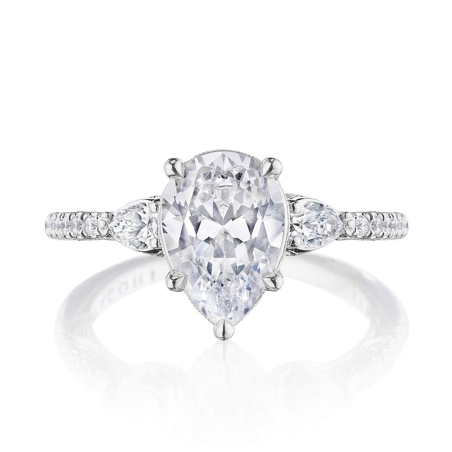 Dantela | Pear 3-Stone Engagement Ring 269417PS10X7