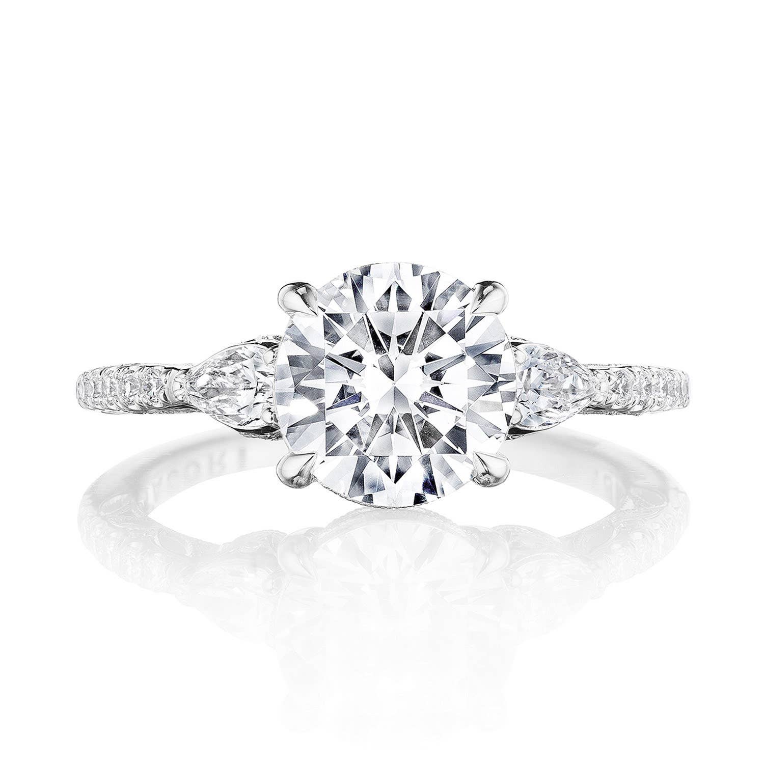 Dantela | Round 3-Stone Engagement Ring 269417RD8