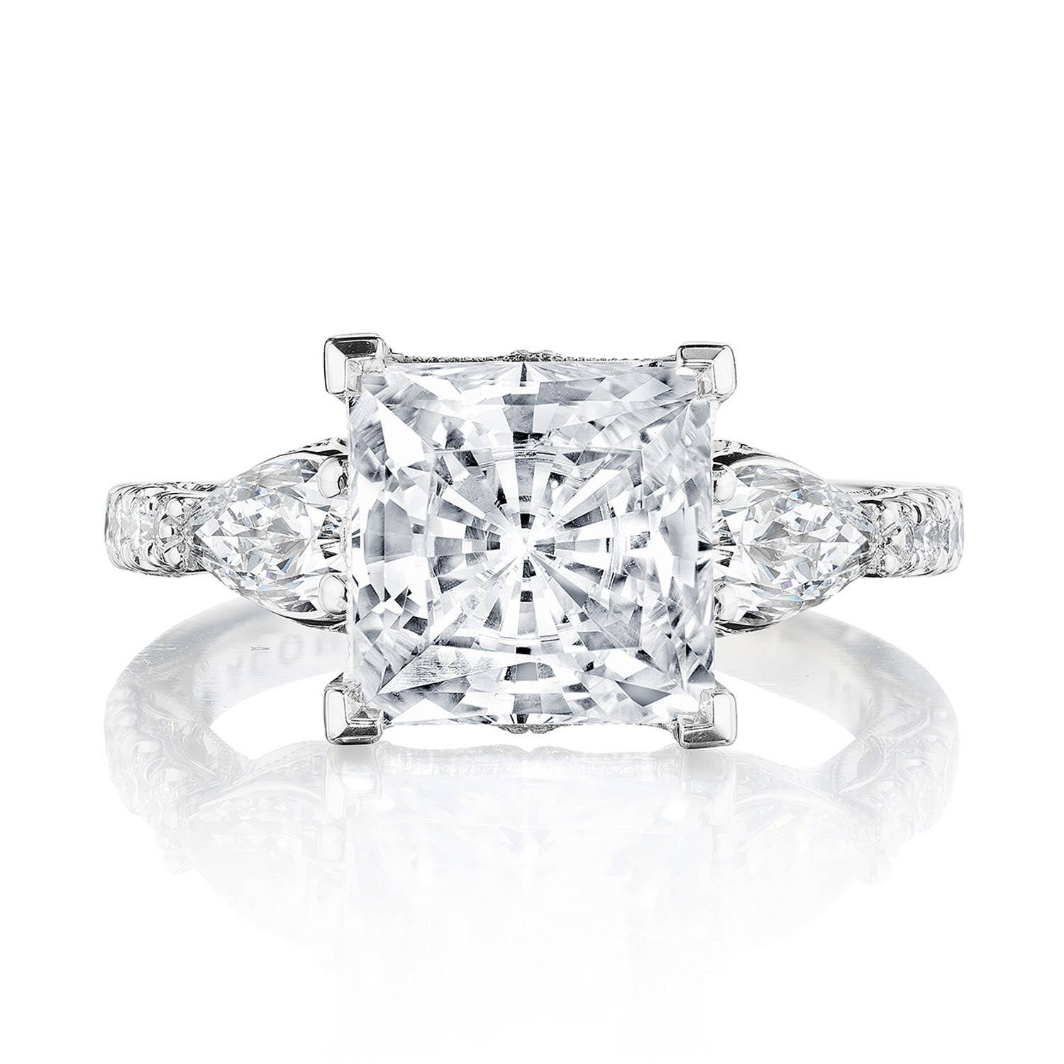 Dantela | Princess 3-Stone Engagement Ring 269522PR85