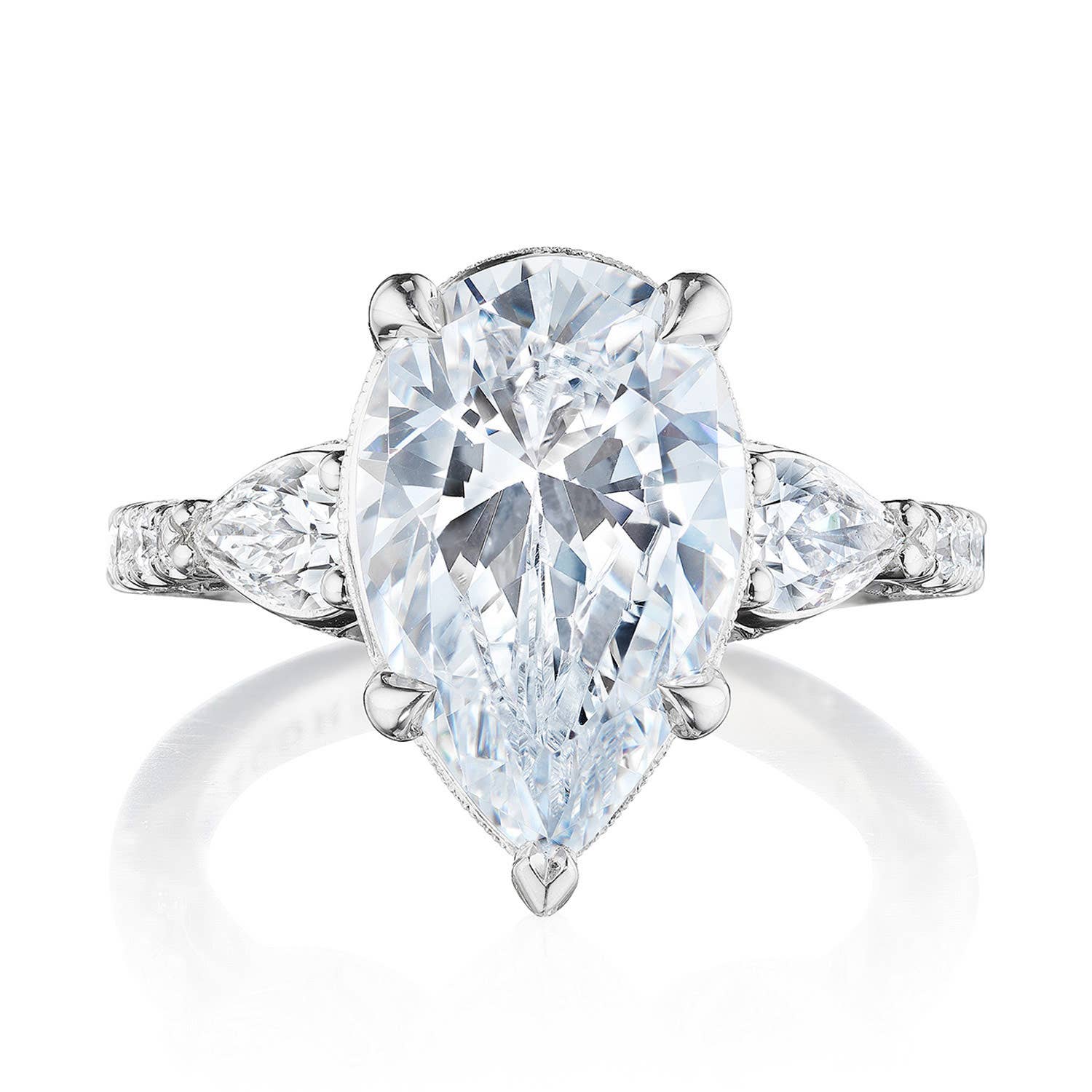 Dantela | Pear 3-Stone Engagement Ring 269522PS14X9