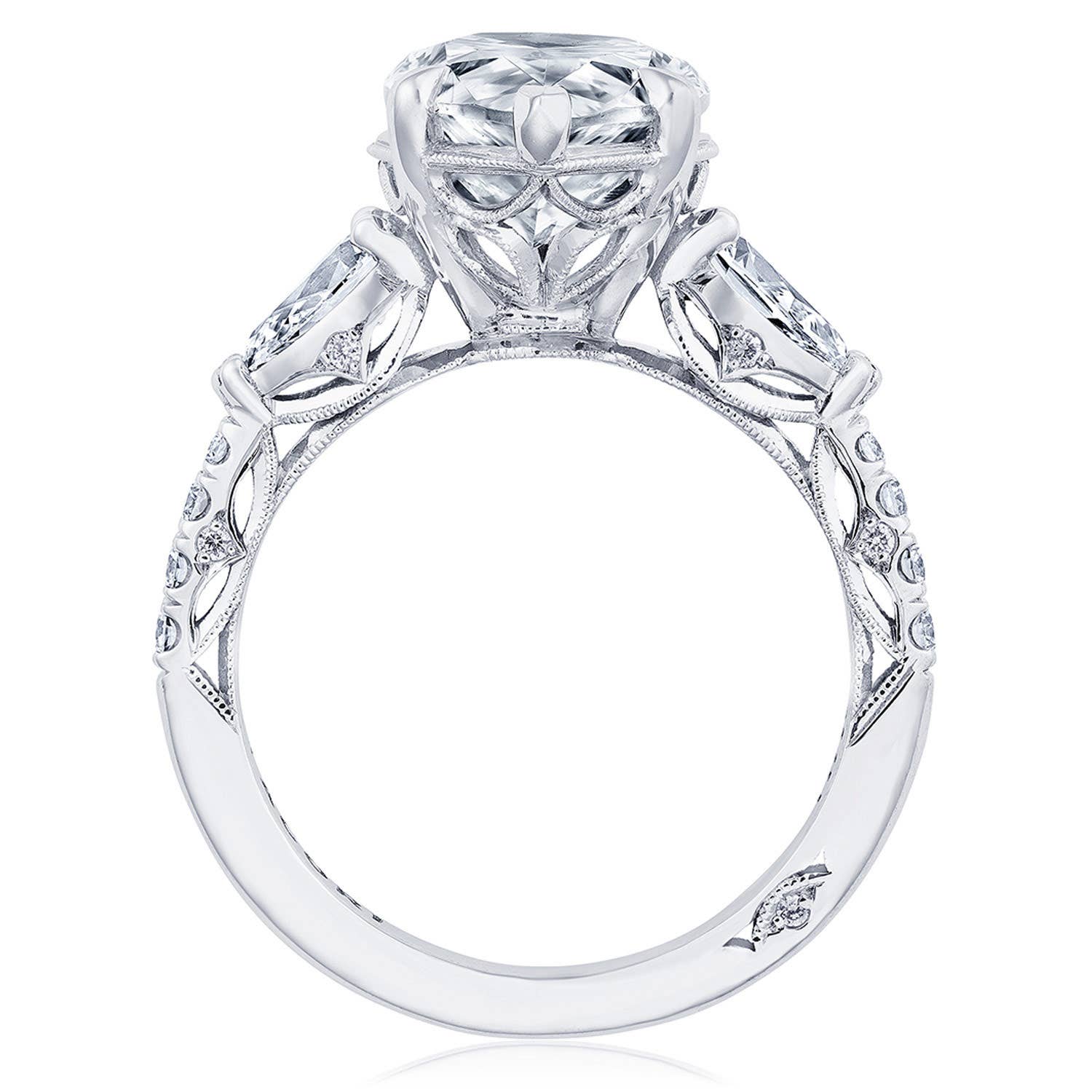 Dantela | Pear 3-Stone Engagement Ring 269522PS14X9