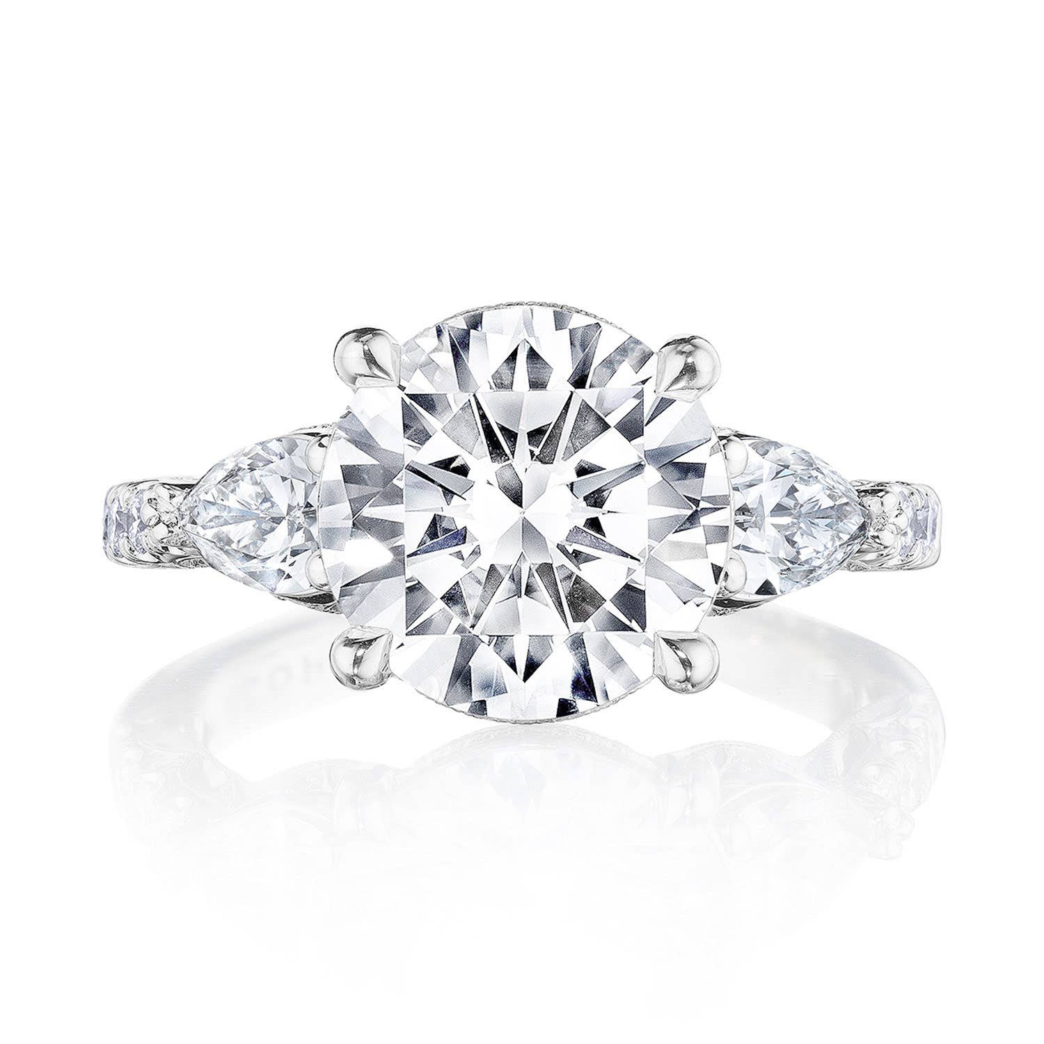 Dantela | Round 3-Stone Engagement Ring 269522RD10