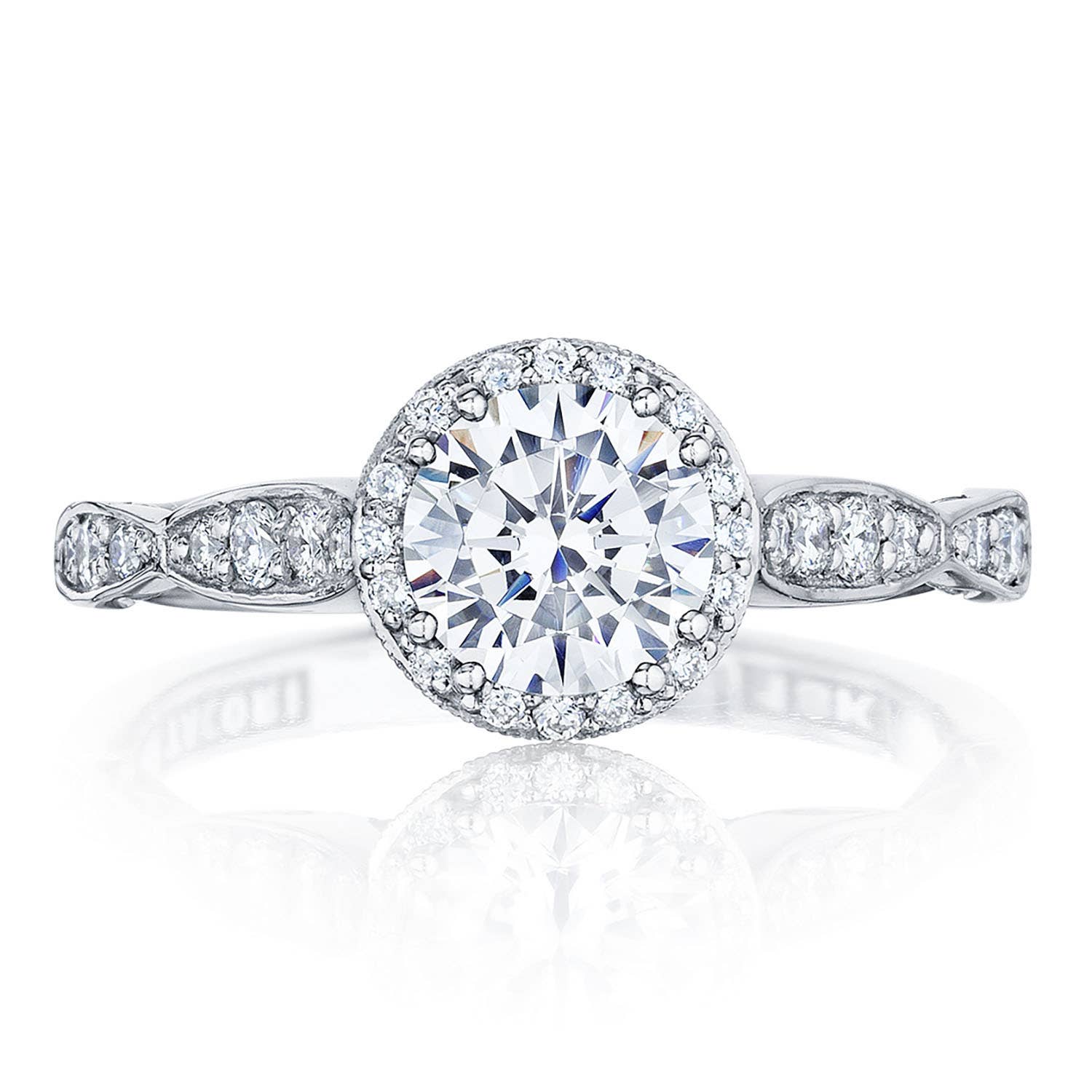 Dantela | Round Bloom Engagement Ring 39-2RD6