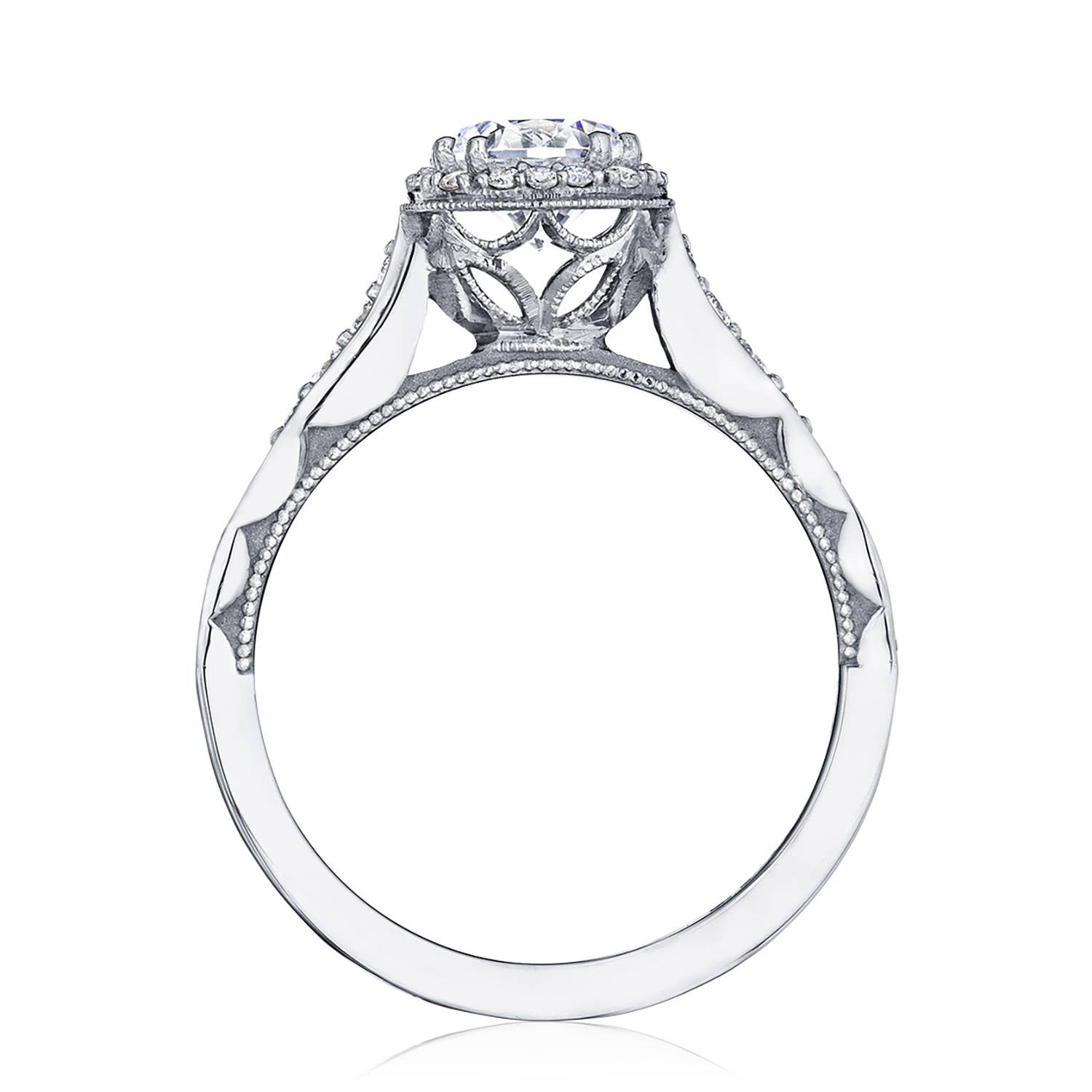 Dantela | Round Bloom Engagement Ring 39-2RD6