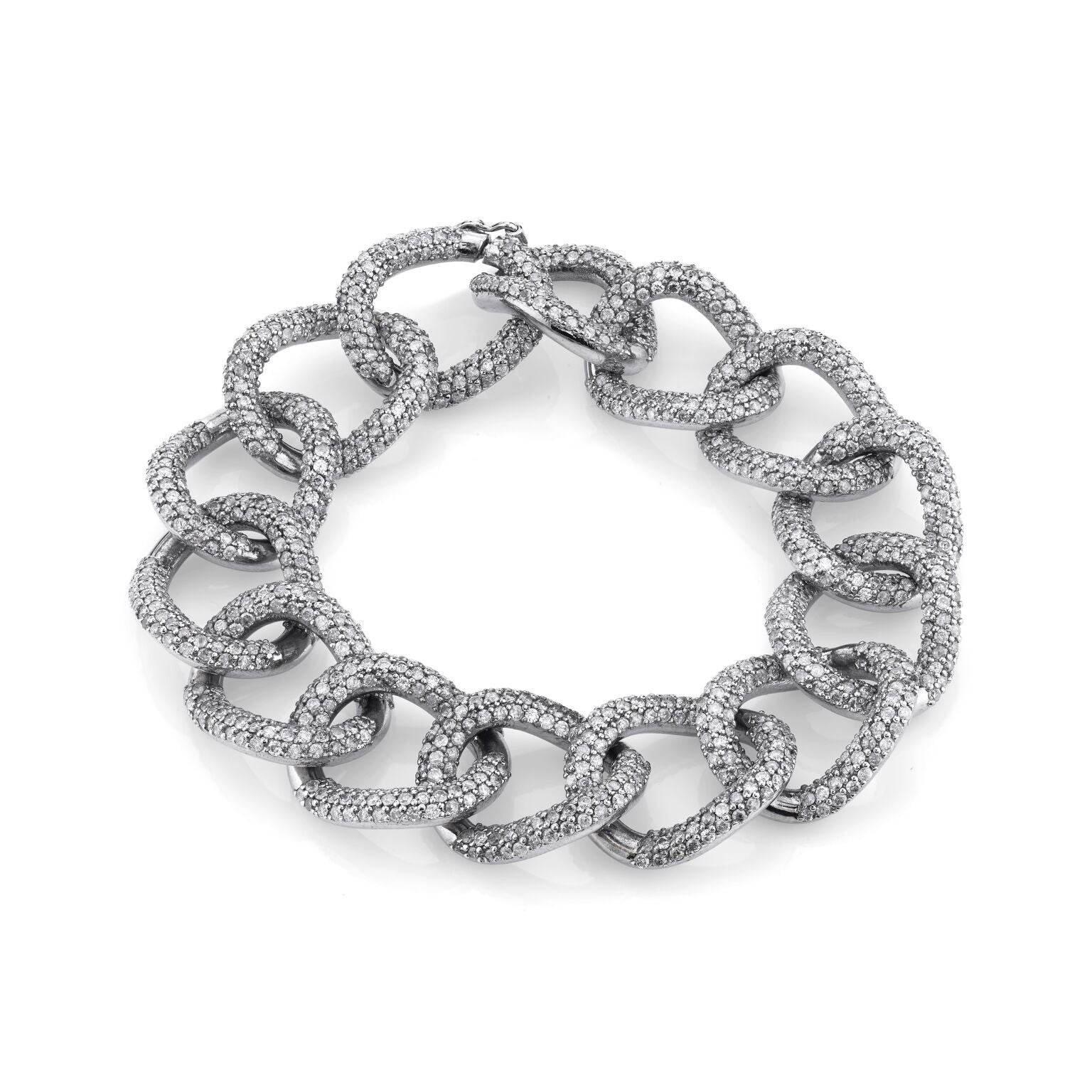 Diamond London Link Chain Bracelet B0000305 - TBird