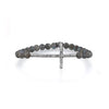 Labradorite Bead Bracelet with Diamond Cross - 6mm B0001361 - TBird