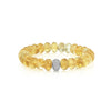 Citrine Bracelet with Diamond Donut - 10mm  B0001553 - TBird