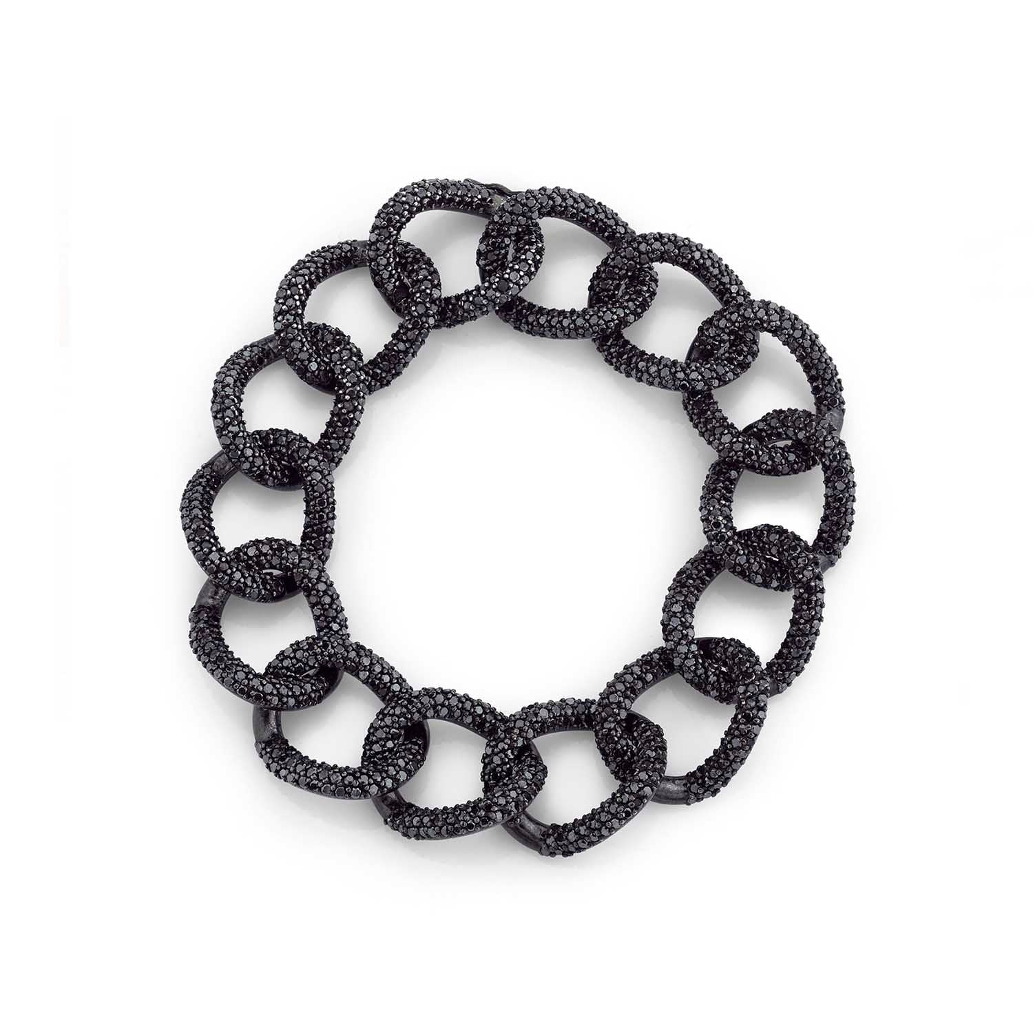 Black Diamond London Link Chain Bracelet  BB000033 - TBird