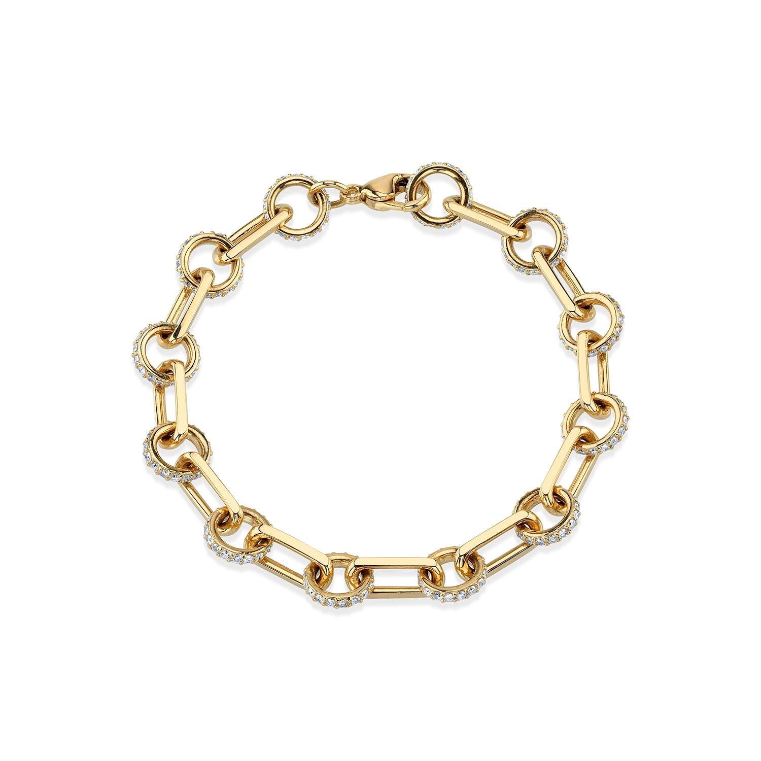 14K Gold Soho Link Bracelet BG000453 - TBird