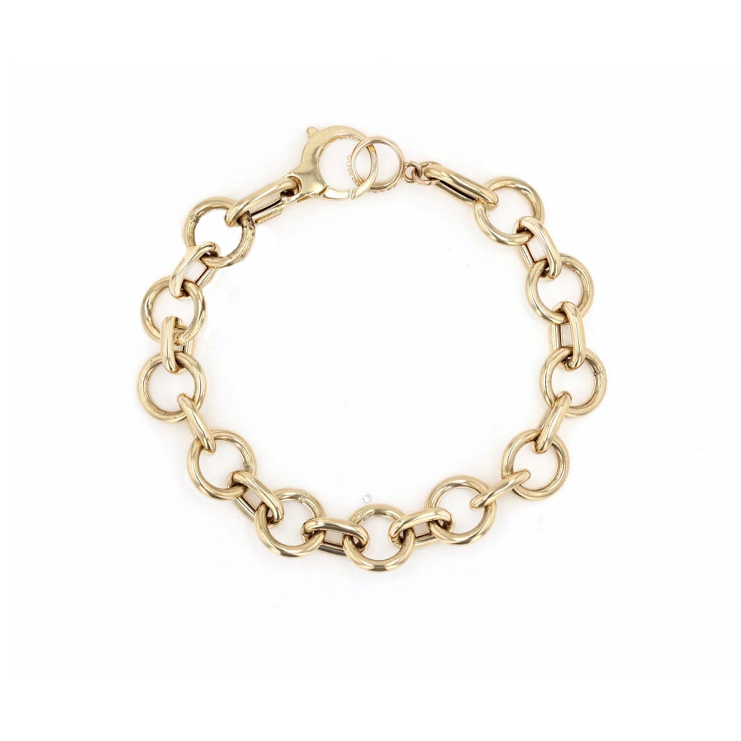 14k Circle Link Bracelet BG000645 - TBird