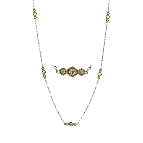 Necklace in 18k Gold with Diamonds CN135