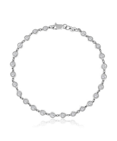 Diamond Bezel Bracelet 509-JSA