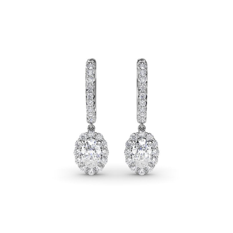 Dazzling Diamond Drop Earrings ER1834 - TBird