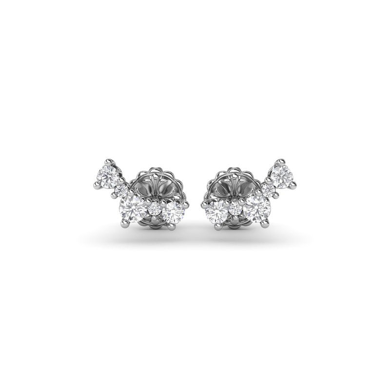 Five Stone Diamond Climber Earrings ER1871D - TBird