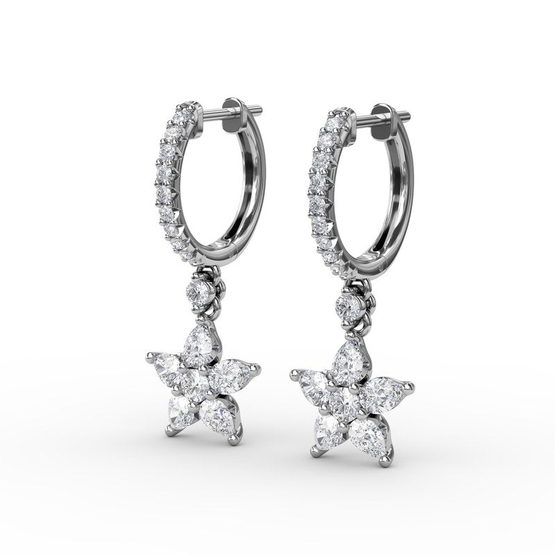 Catalina Diamond Star Drop Earrings ER4972 - TBird