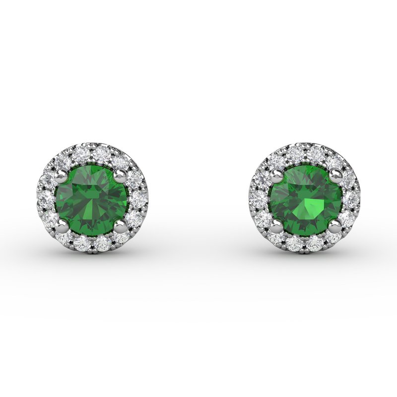 Dazzling Brilliant Cut Stud Earrings ER7001E - TBird