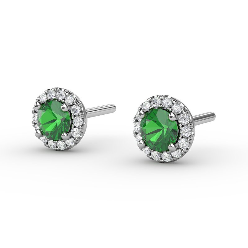 Dazzling Brilliant Cut Stud Earrings ER7001E - TBird