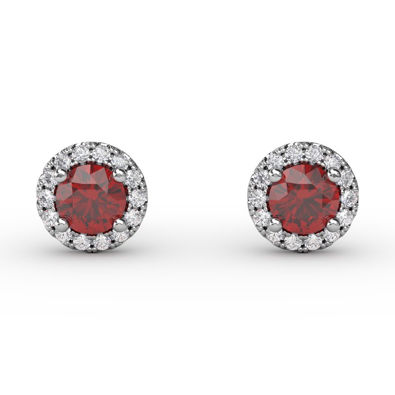 Dazzling Brilliant Cut Stud Earrings ER7001R - TBird