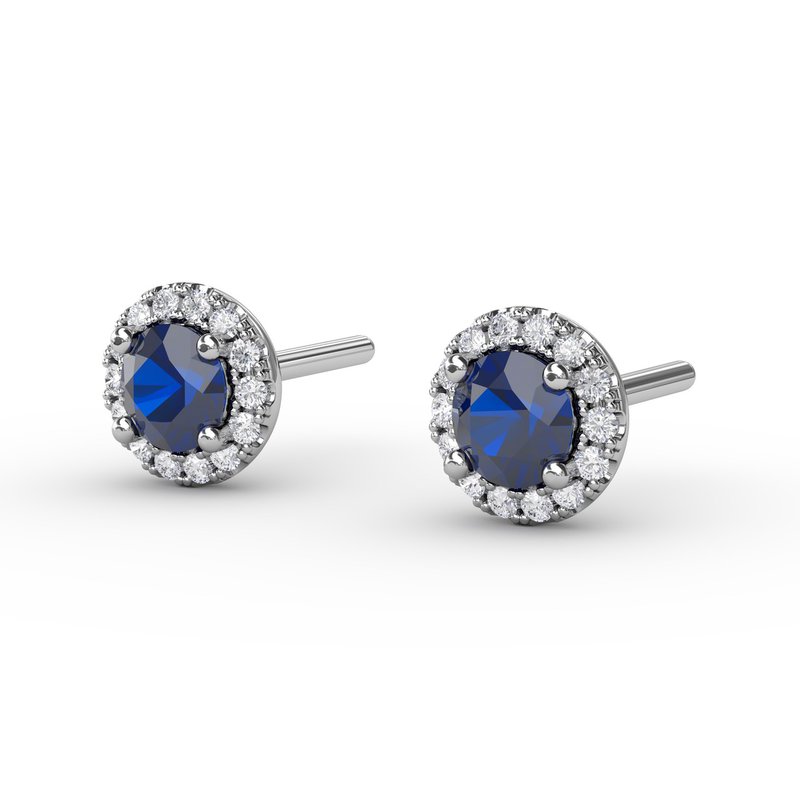 Dazzling Brilliant Cut Stud Earrings ER7001S - TBird