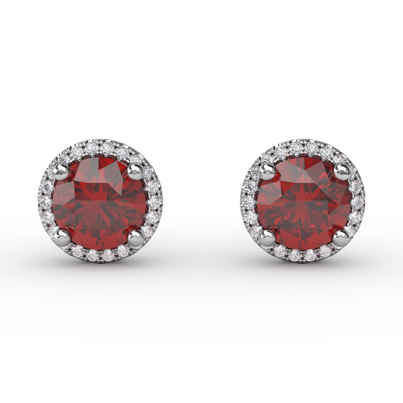 Dazzling Brilliant Cut Stud Earrings ER7003R - TBird