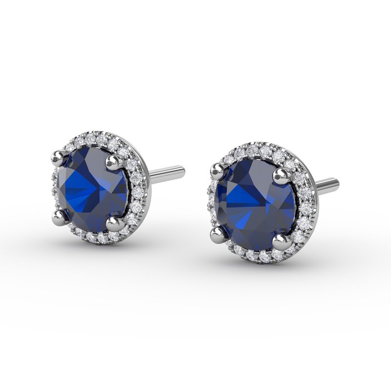 Dazzling Brilliant Cut Stud Earrings ER7003S - TBird