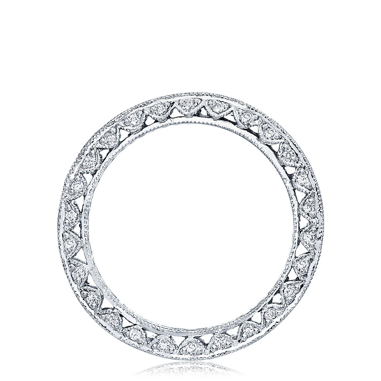 Classic Crescent | Channel Set Wedding Band HT2273B