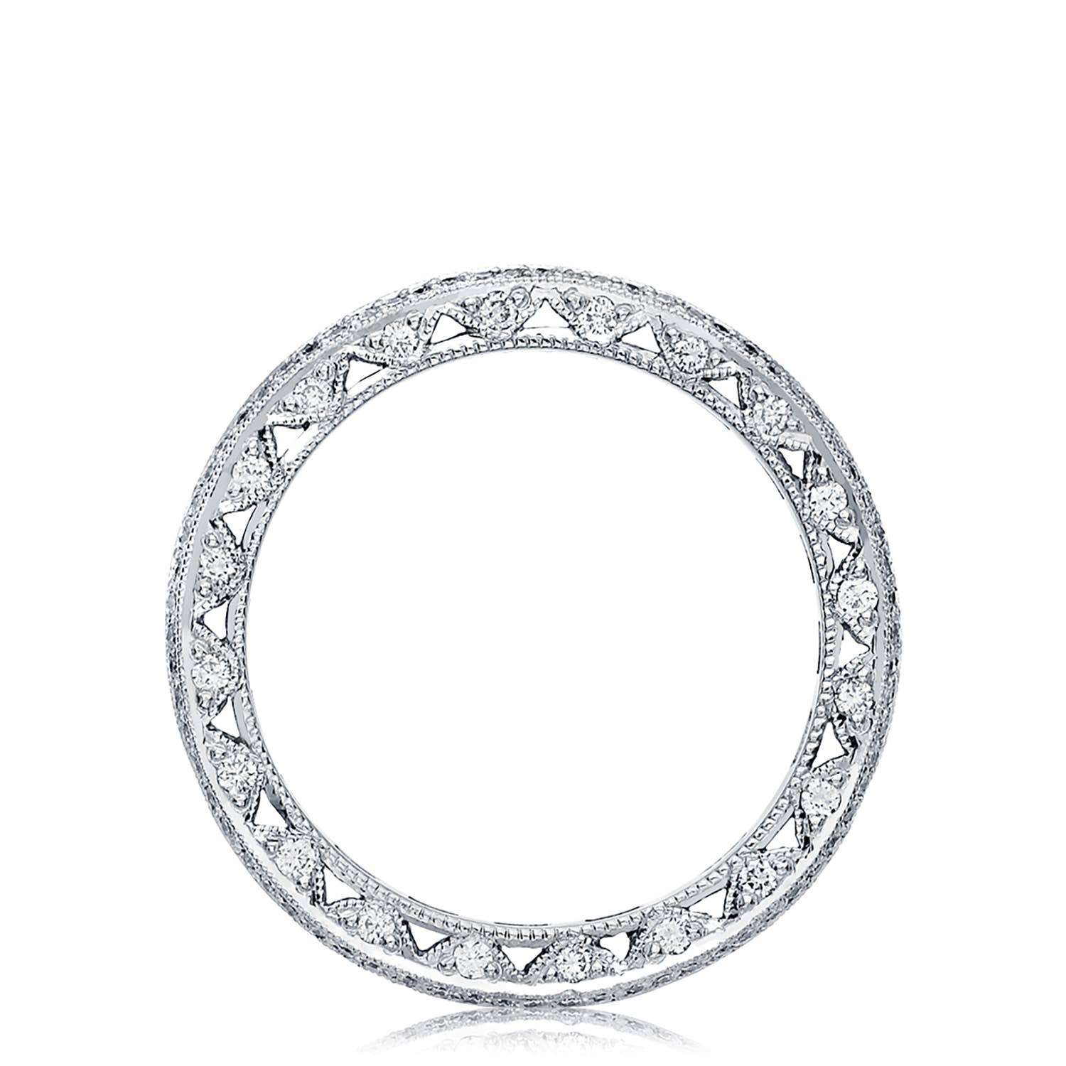 Classic Crescent | Channel Set Wedding Band HT2513RDB