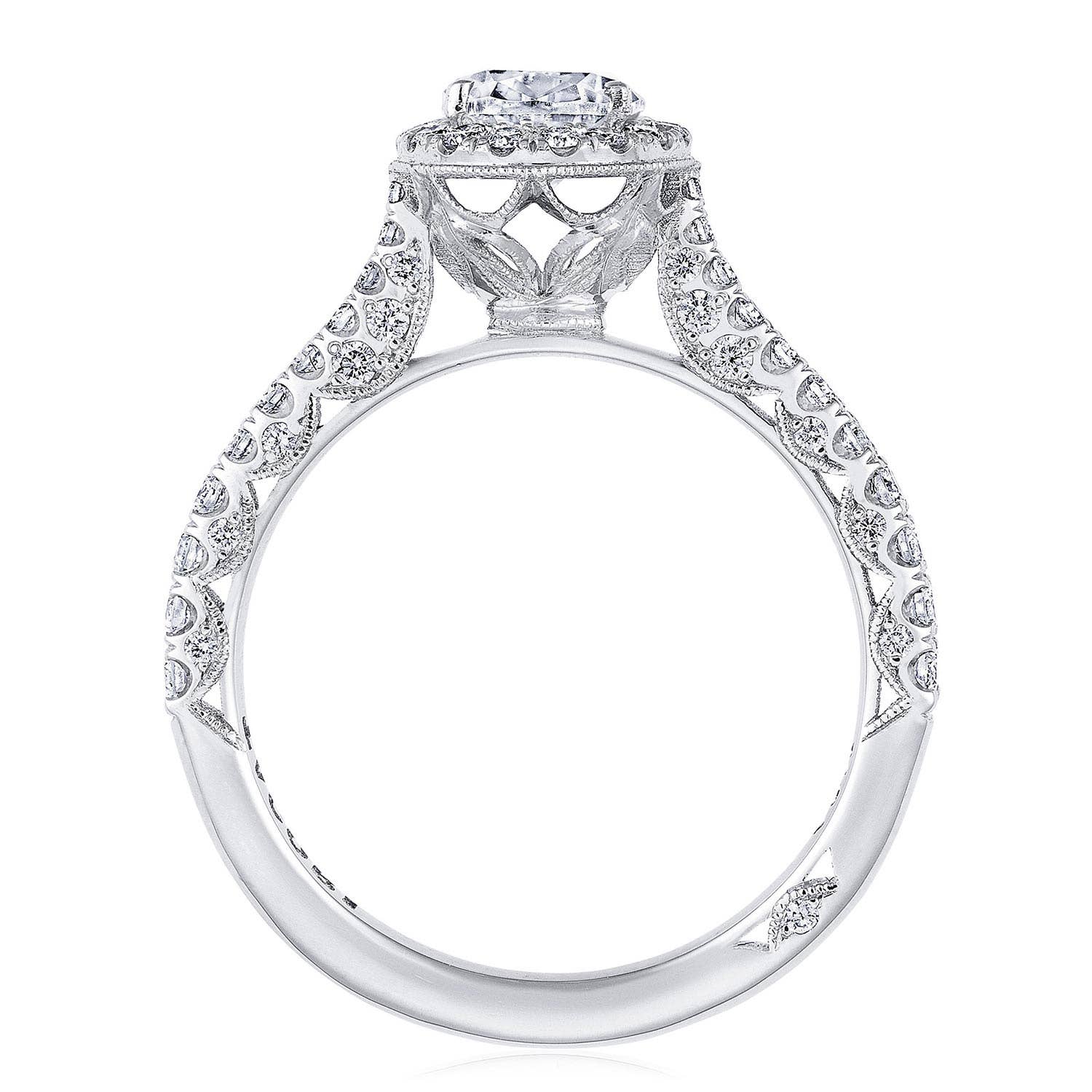 Petite Crescent | Pear Bloom Engagement Ring HT2571PS85X55